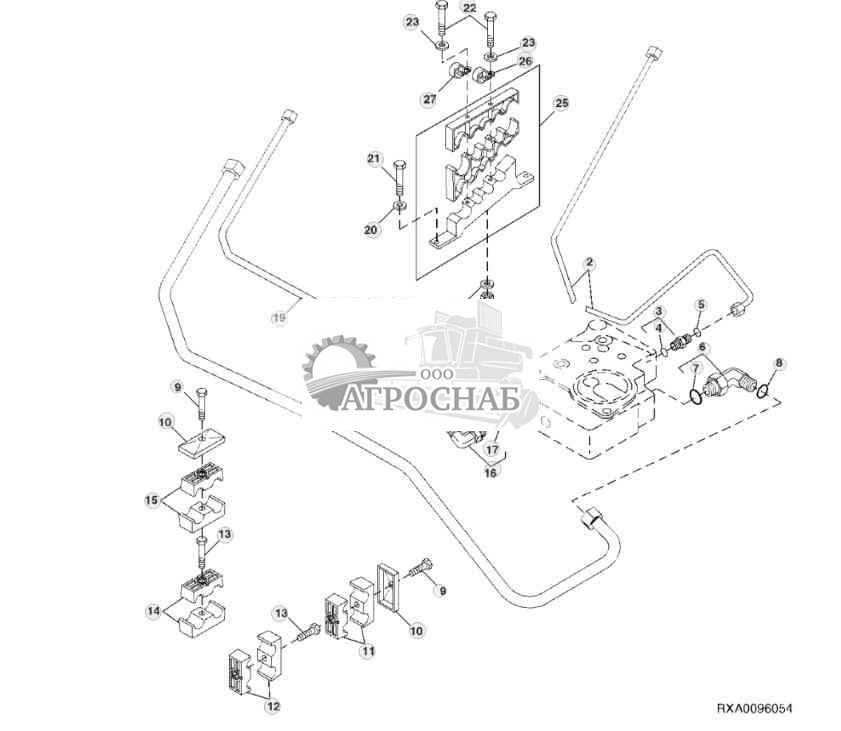 Selective Control Valve Lines (WO Hitch) 